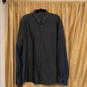 Versace black and grey sport shirt